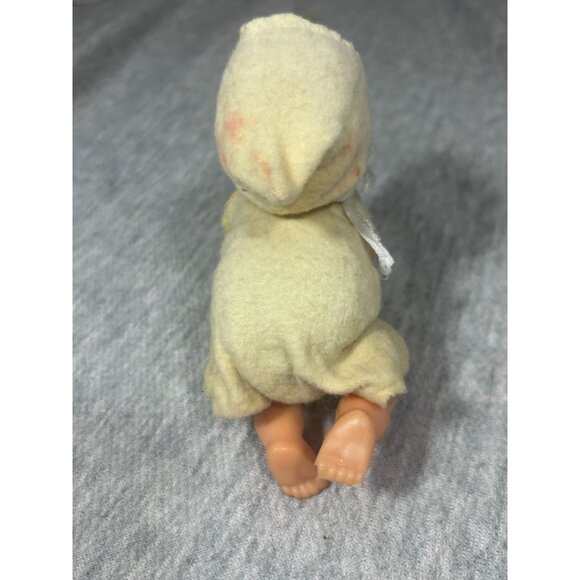 Vintage Mechanical Key Wind Up Rubber Head Crawling Baby Doll - Picture 2 of 5